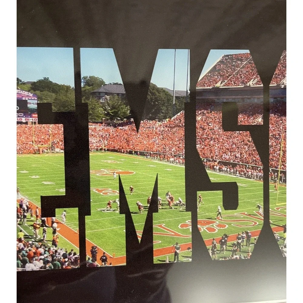 Clemson University Football Acrylic License Plate - Official Licensed Collegiate